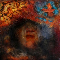 mysterious portrait painting of Shirley Ann